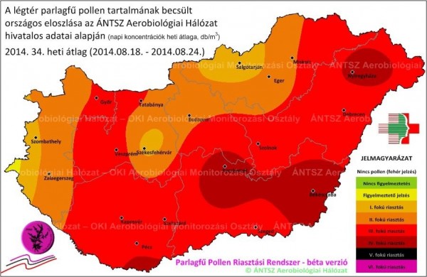 uv térkép magyarország parlagfű | Eumet.hu – Időjárás előrejelzés uv térkép magyarország